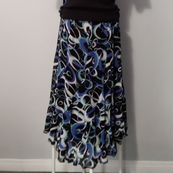 Flowy Bias Cut Y2K Chiffon Skirt - Picture 5 of 10